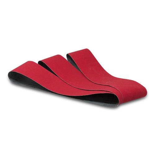 4 X 36 Inch Flexible Ceramic Sanding Belts, 3 Pack - Red Label Abrasives