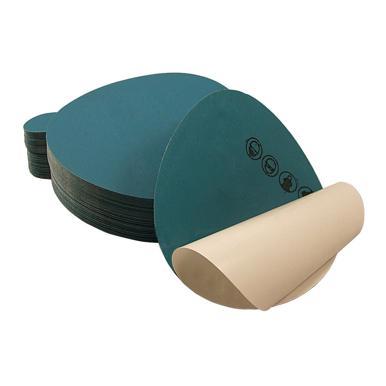 5 Inch Adhesive Back (PSA) Blue Wet / Dry Sharpening Film Sanding Discs, 50 Pack - Red Label Abrasives