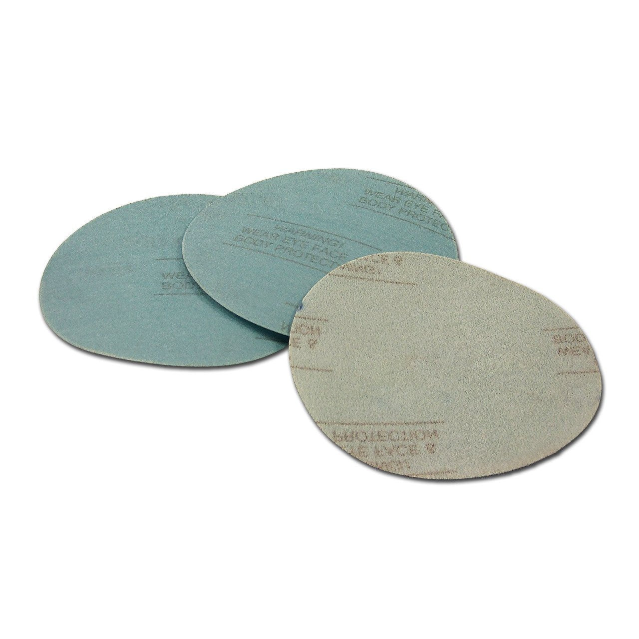 5 Inch Hook and Loop Blue Wet / Dry Sharpening Film Sanding Discs, 10 Pack - Red Label Abrasives
