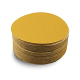 5 Inch Hook and Loop Gold Sanding Discs, 50 Pack