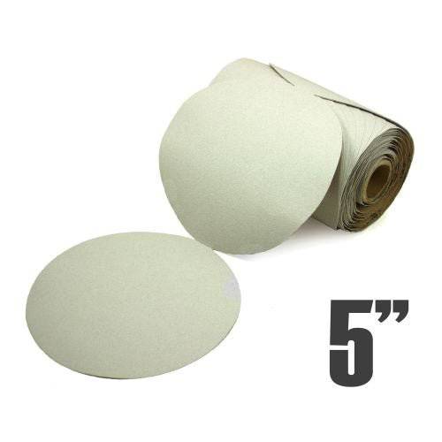 5 Inch Indasa Whiteline Rynolox PSA Link Roll, 100 Pack - Red Label Abrasives