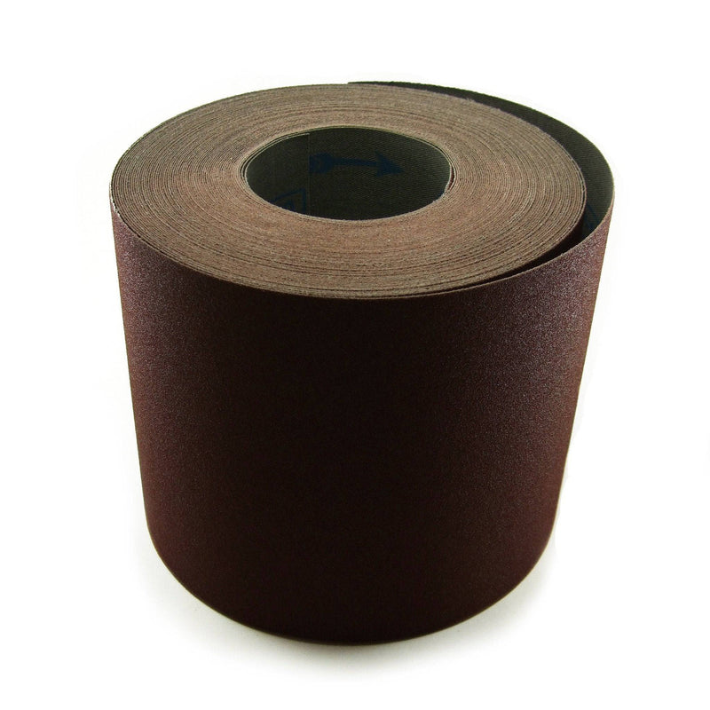 6 inch X 50 FT Woodworking Drum Sander Roll - Red Label Abrasives