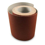 Rollo de lijado de tela listo para cortar con respaldo de bucle (fieltro) premium de 6 pulgadas x 75 pies para lijadoras de tambor de gancho y bucle