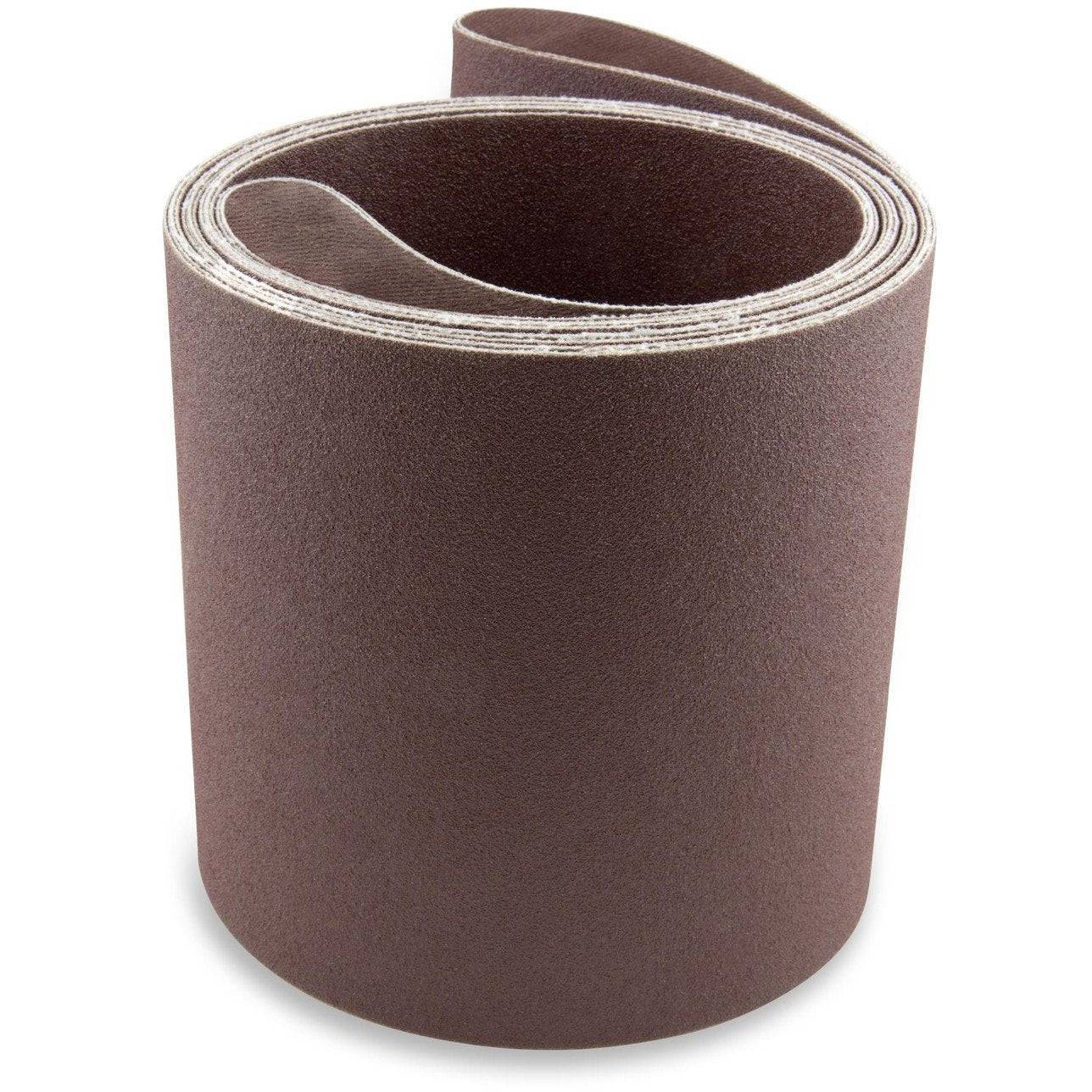 6 X 108 Inch Aluminum Oxide Sanding Belts, 2 Pack - Red Label Abrasives