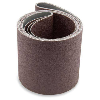 6 X 132 Inch Aluminum Oxide Metal Sanding Belts, 2 Pack - 36 Grit