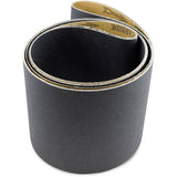 Bandas de lijado de carburo de silicio de grado industrial de 6 x 89 pulgadas, paquete de 2