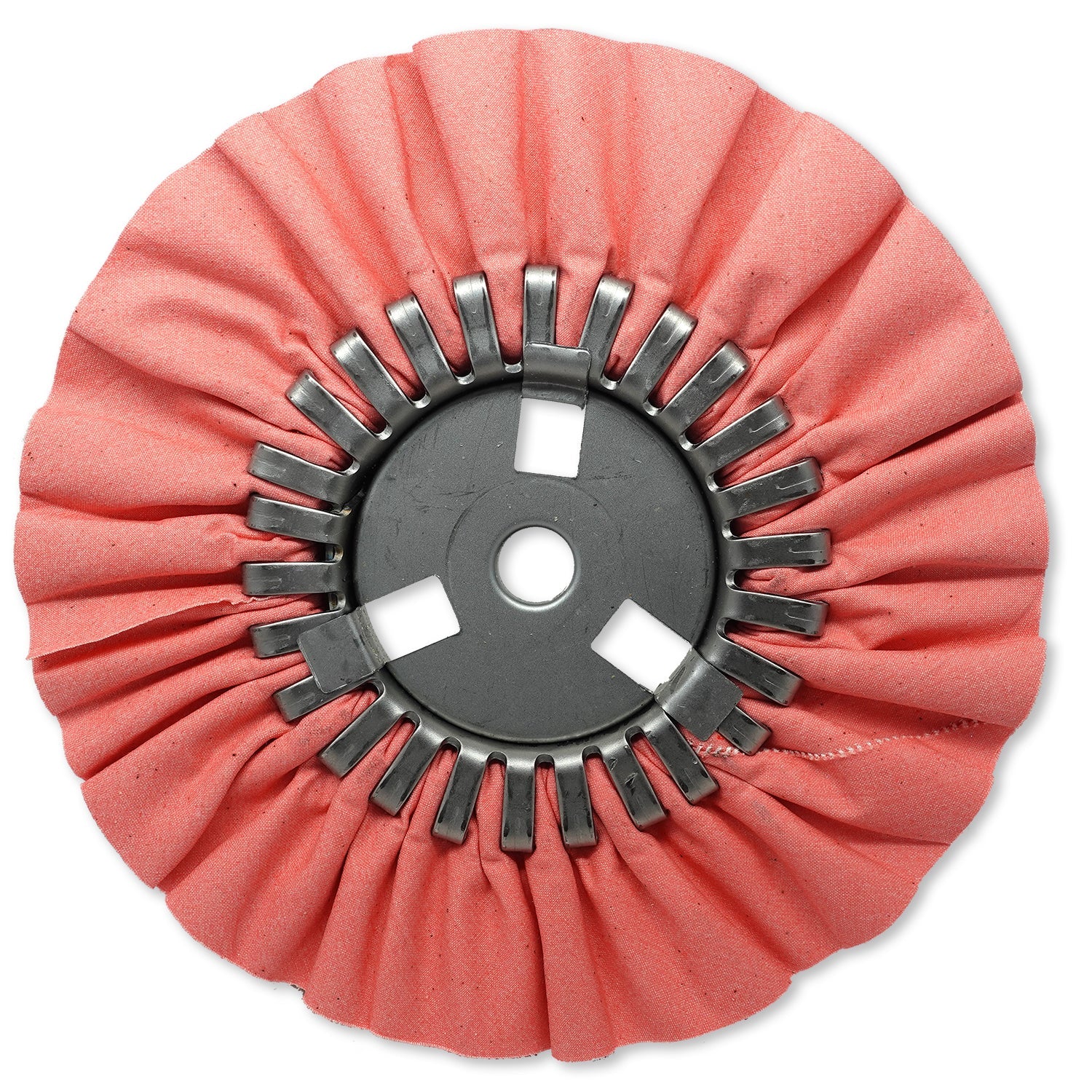 8 X 5/8 Arbor Mill Treated Airway Buffing Wheels - Red Label Abrasives
