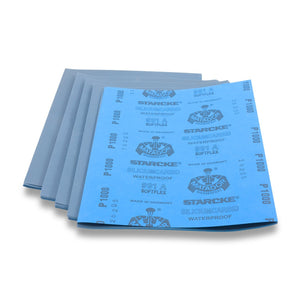 9 X 11 Inch Waterproof Starcke Matador Sandpaper Sheets, 10 Pack - Red Label Abrasives