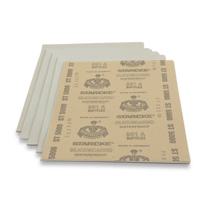 9 X 11 Inch Waterproof Starcke Matador Sandpaper Sheets, 50 Pack - Red Label Abrasives
