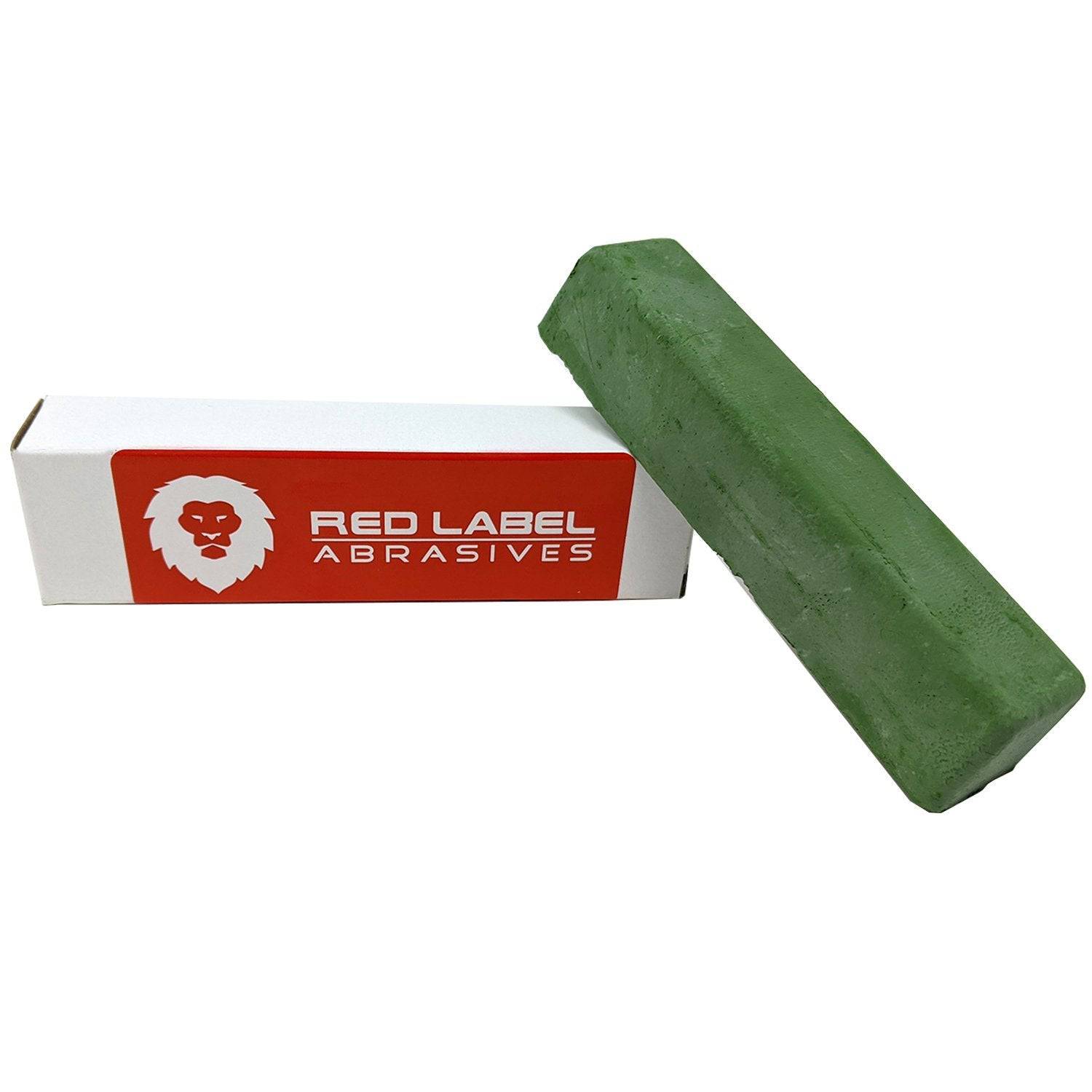 Premium Green Buffing and Honing Compound - 6 OZ. - Red Label Abrasives