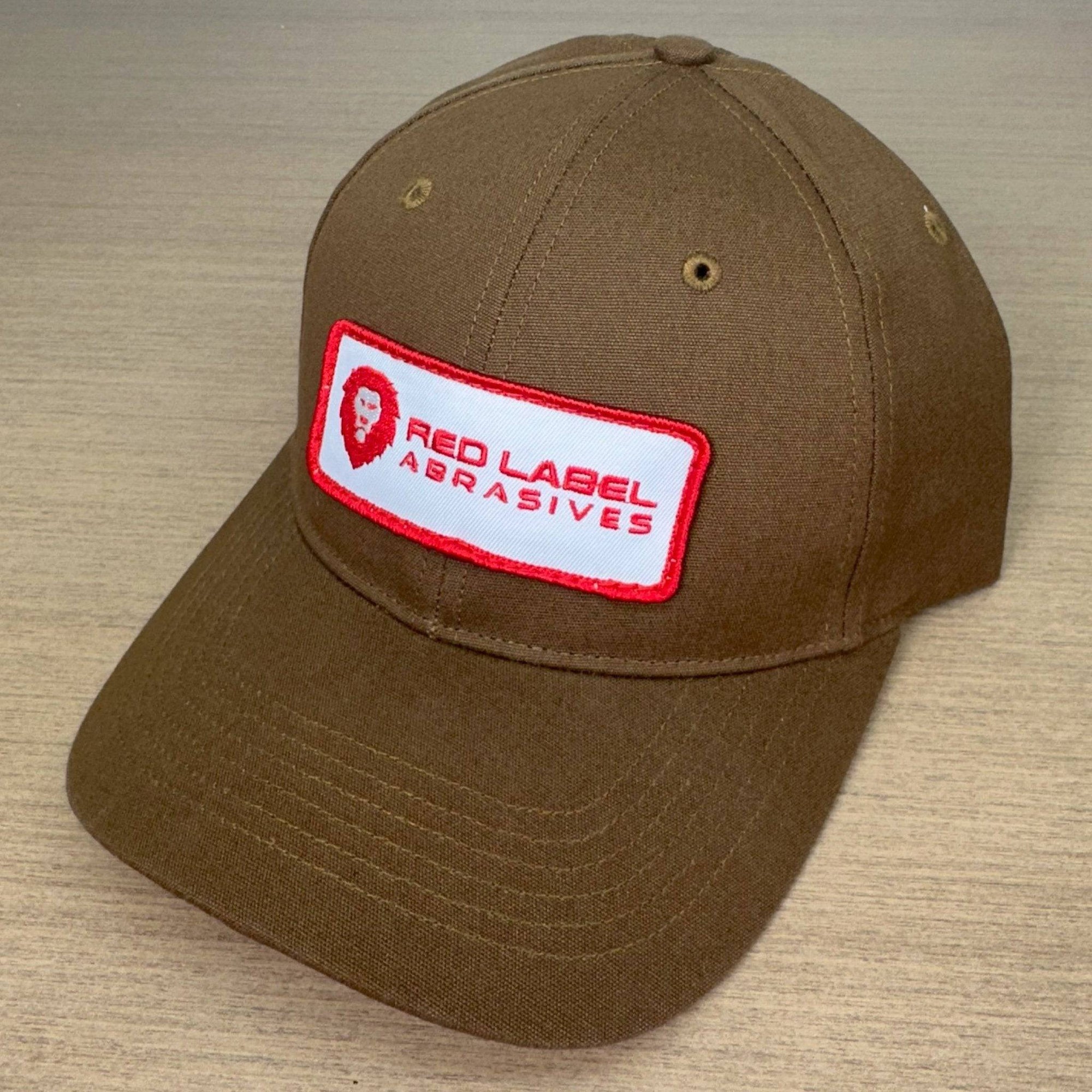 Red Label Brown Canvas Hat - Red Label Abrasives